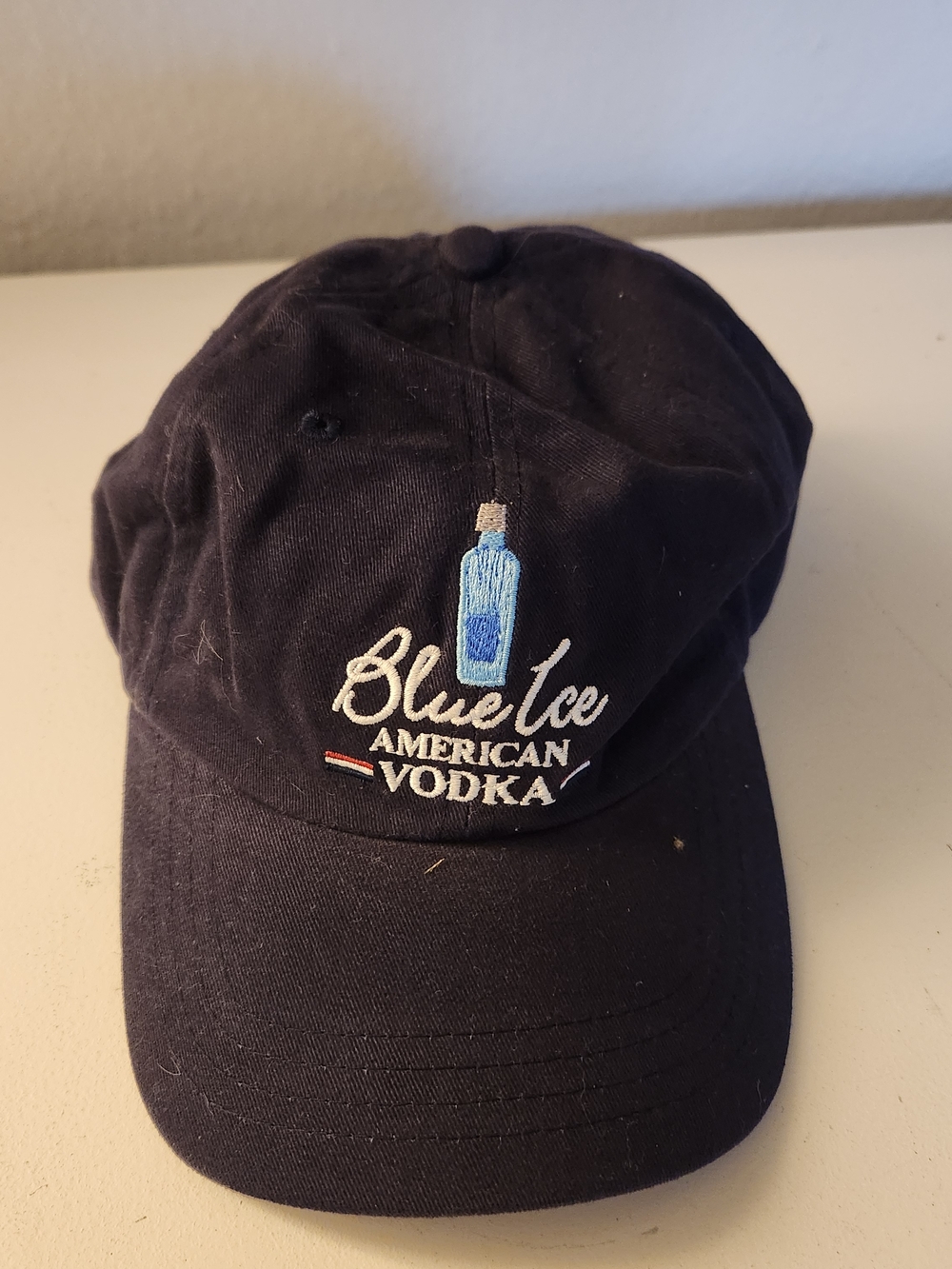 Blue Ice American Vodka Embroidered Navy Baseball Cap